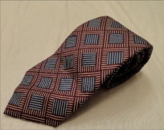 150 TURNBULL & ASSER Geometric Hand Made tie Made in England