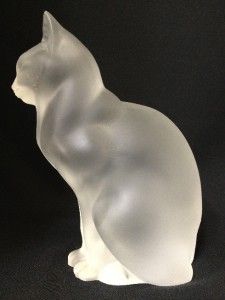   France Large Sitting Cat Chat Assis 11603 Exquisite Condition