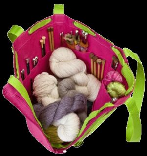 Pink Nantucket Bagg Nantucket Bag Knitting Art Tools