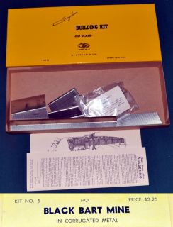 Black Bart Mine Craftsman Kit E. Suydam & Co. 5 HO Scale [S18.8]