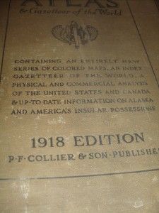 1918 encyclopedia atlas gazetteer