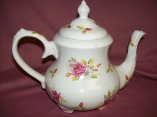 Teapot Arthur Wood Son Made In England Bouquet Floral Design