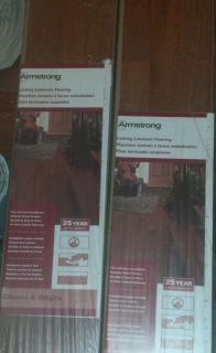 Armstrong Merbau Laminate Flooring Hardwood Case w Padding
