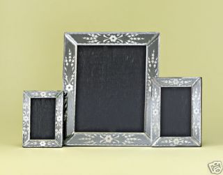 Aubrey Hand Carved Polished Venetian Mirror Photo Frame