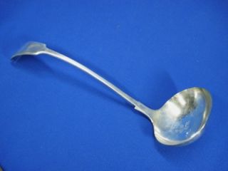 Atkin Brothers Sheffield Silver Fiddle Pat Large Ladle