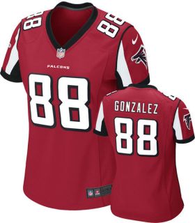 Atlanta Falcons Tony Gonzalez Womens Nike Game Replica Jersey 
