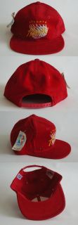 New Atlanta Hawks RARE Vintage Snapback Cap Hat Corduroy 80s 90s by 