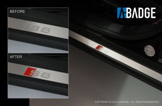 Audi S8 Sticker Aufkleber Decal Set 6 Door Step