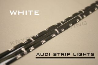 White Audi Like LED Driving Strip Light Hyundai Genesis