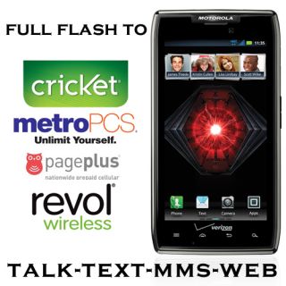 Flash Your Motorola Razr MAXX Droid 4 Bionic To Cricket, Metro, Page 