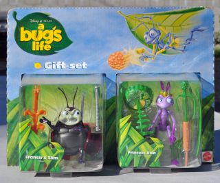 Bugs Life Princess Atta and Francis Slim Action Figure Gift Set 