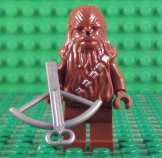 Lego Star Wars Minifigure Chewbacca with Crossbow New