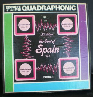 Quadraphonic Q4 Quad Reel to Reel The Sound of Spain Vol 3 101 Strings 