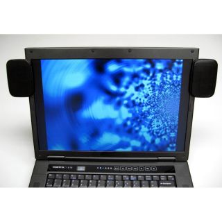 Audio Unlimited Clip on Laptop Netbook USB Power Flat Panel Portable 