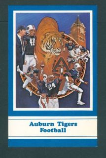 Alabama Auburn University Tiger Football 1982