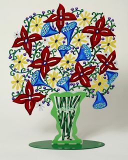 David Gerstein Art Bell Flower Metal Modern Sculpture