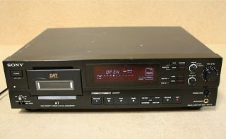 Sony DTC A7 DAT Digital Audio Tape Deck Recorder Analog Digital 