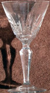 Six) Baccarat Claret Wine Glasses Austerlitz Pattern 6 1/4 Tall