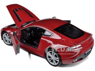 2010 Aston Martin V12 Vantage Red 1 24 Diecast Car Model by Welly 