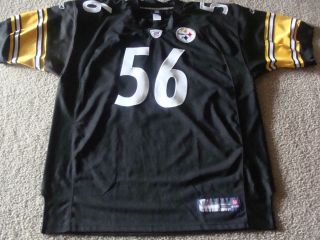 Authentic Pittsburgh Steelers Lamar Woodley NFL Jersey