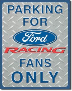 Classic Parking for Ford Racing Fans Only Garage Room Car Auto Metal 