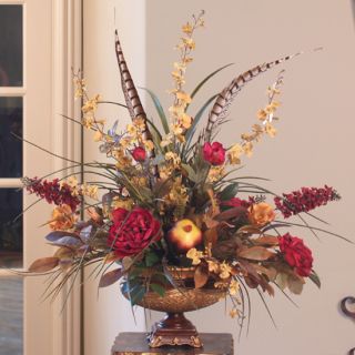   creative touch to your home with this gorgeous silk floral centerpiece