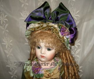 24 French Doll Dress Pattern Victorian Style Aurelia