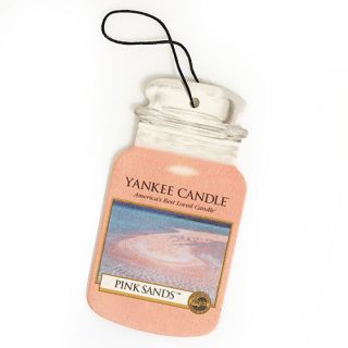 Yankee Candle Car Jar Air Freshener Pink Sands Scent