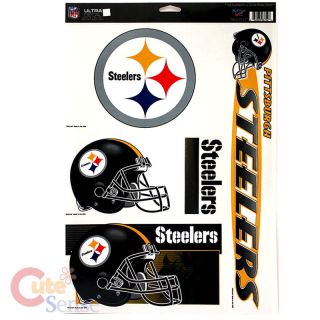 Pittsburgh Steelers Window Cling Decals Auto Accesories 1