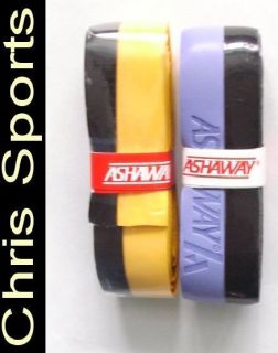 Ashaway Thick Spiral Replacement Grips for Tennis and Squash Rackets 