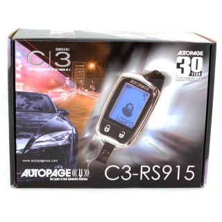 Autopage C3 RS915 LCD SST Remote Car Start Vehicle Security System 