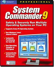 System Commander 9 0 Pro PC OS Manager Brand New 18059015180