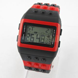 Avant Garde Unisex Lady Men Puzzle LED Digital Wrist Sport Watch