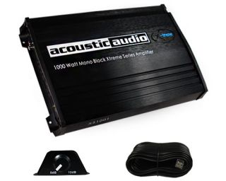 New Acoustic Audio XS1001 1000 Watt Mono Car Amplifier