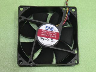 New AVC DL08025R12U 80mm x 25mm Cooler Cooling Fan PWM 12V 0 5A 4pin 