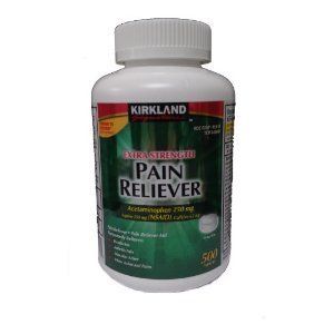   Pain Reliever 500 Tablets Acetaminophen Aspirin Caffeine