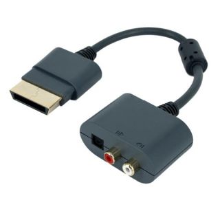 RCA Audio Cable Cord Adapter Wire for Microsoft Xbox 360 Slim Xbox 360 