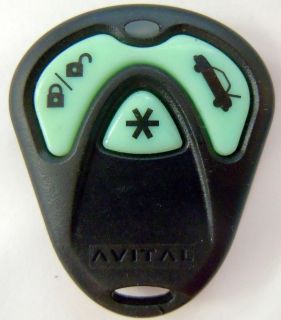 AVITAL KEYLESS REMOTE control transmitter car ALARM SECURITY 4300 4400 