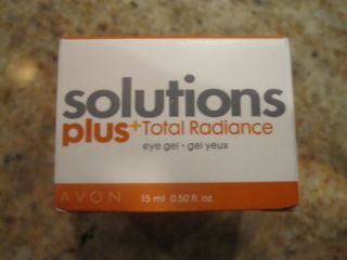 Avon Solutions Plus Total Radiance Eye Gel New