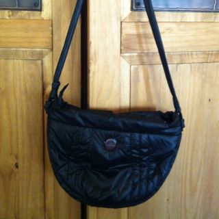 Kipling Audra III Teady Quilted Black Shoulder Bag