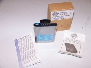 Radiation Personal Dosimeter RAD 60R Alarm Dosimeter by RADOS