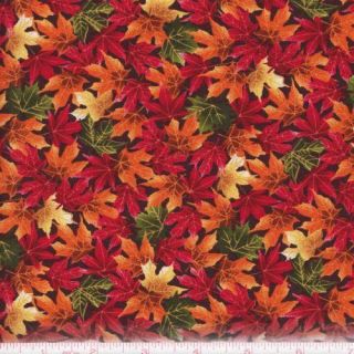Windham Fabrics Autumn Leaves 32531 Harvest Leaves Rust Multi by The 