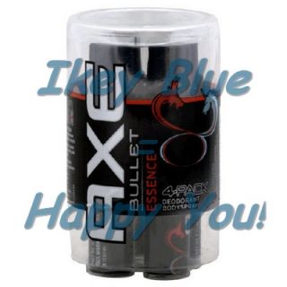 Pack Axe Bullet Essence Deodorant Bodyspray 6 oz Total