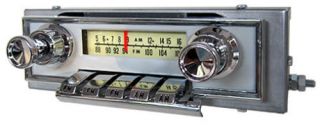 1964 64 Ford Galaxie AM FM Stereo Aux Input Reproduction Radio
