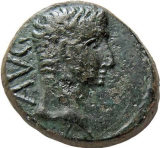 Augustus Macedon Philippi Two Colonists with Oxen Authentic Ancient 