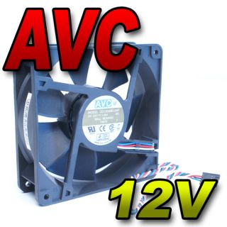 AVC 120mm x 120mm x 38mm Case Cooling Fan 12V 5 Pin DD12038B12HP Y4574 