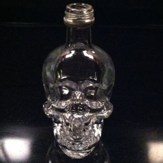   Skull 50ml Bottle NIP Miniature Dan Aykroyd Empty RARE Skeleton