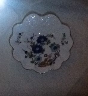 Aynsley Marlina Shell Bowl Plate Tray Bone China Flowers