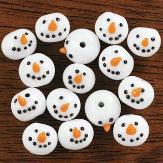   Beads Christmas Holiday Crafts Jewelry Making Supplies Snowmen