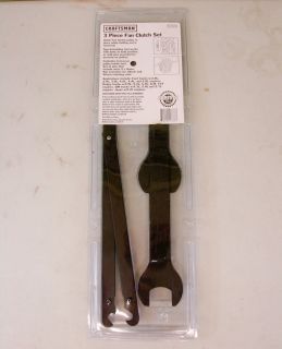 Craftsman 47378 3pc Fan Clutch Wrench Pulley Holder New